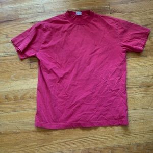 Vintage United Colors Of Benetton Pink 100% Cotton Short Sleeve T Shirt